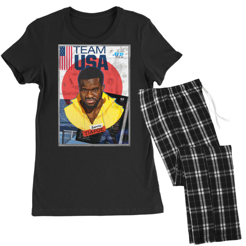 Frances Tiafoe Women's Pajamas Set by cm-arts | Artistshot