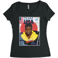 Frances Tiafoe Women's Triblend Scoop T-shirt | Artistshot