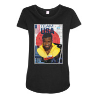 Frances Tiafoe Maternity Scoop Neck T-shirt | Artistshot