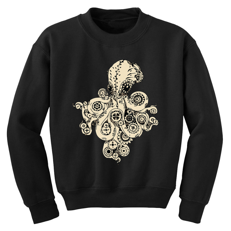 Steampunk Animal Octopus Steampunk Octopus Animal Lover Youth Sweatshirt | Artistshot