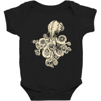 Steampunk Animal Octopus Steampunk Octopus Animal Lover Baby Bodysuit | Artistshot