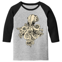 Steampunk Animal Octopus Steampunk Octopus Animal Lover Youth 3/4 Sleeve | Artistshot