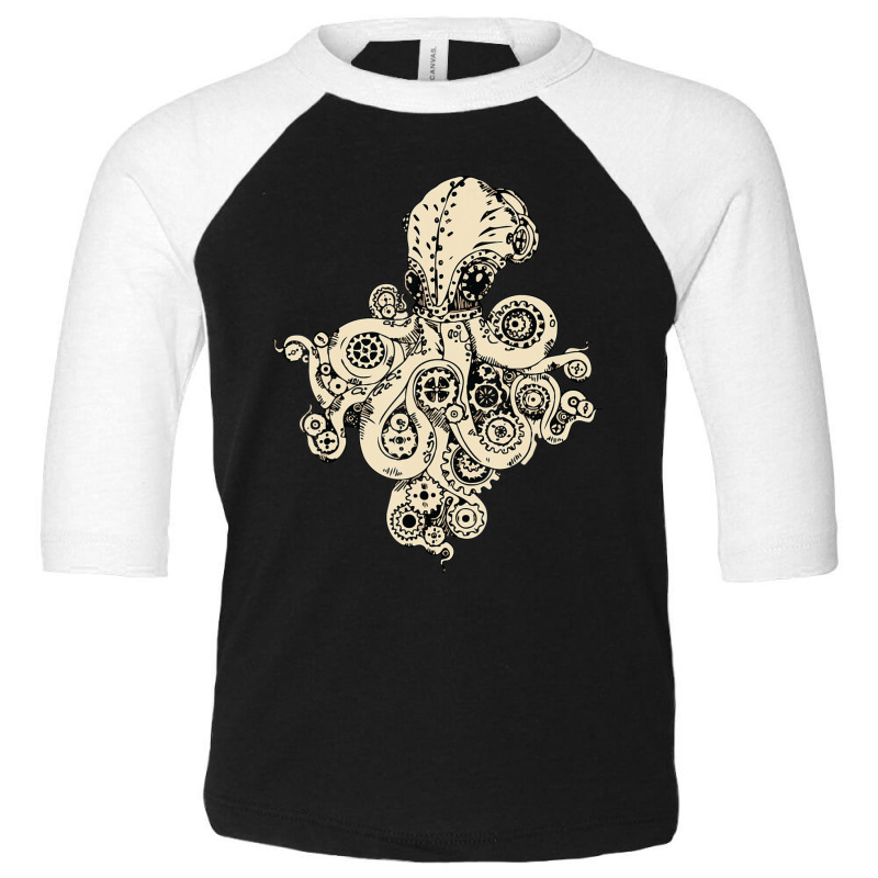 Steampunk Animal Octopus Steampunk Octopus Animal Lover Toddler 3/4 Sleeve Tee | Artistshot