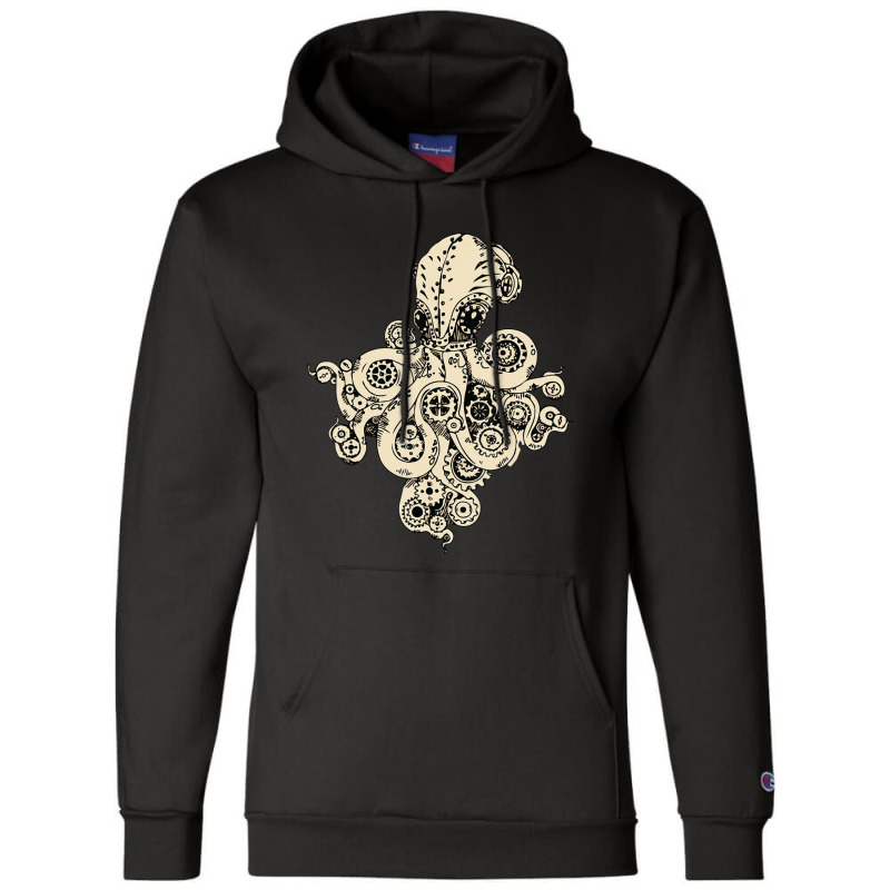 Steampunk Animal Octopus Steampunk Octopus Animal Lover Champion Hoodie | Artistshot