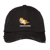 Guinea Pig Yoga Pet Owner, Guinea Pig Yoga Pet Owner Art, Guinea Pig Y Vintage Cap | Artistshot