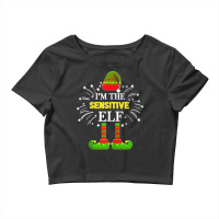 I'm The Sensitive Elf Family Matching Group Xmas Costume Tank Top Crop Top | Artistshot