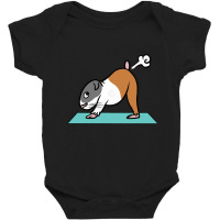 Guinea Pig Yoga Pose, Guinea Pig Yoga Pose Vintage, Guinea Pig Yoga Po Baby Bodysuit | Artistshot