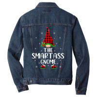 Matching Family Buffalo Plaid The Smartass Gnome Christmas T Shirt Men Denim Jacket | Artistshot