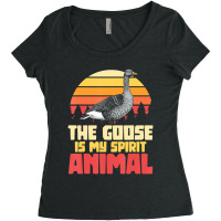 The Goose Is My Spirit Animal Goose Women's Triblend Scoop T-shirt | Artistshot