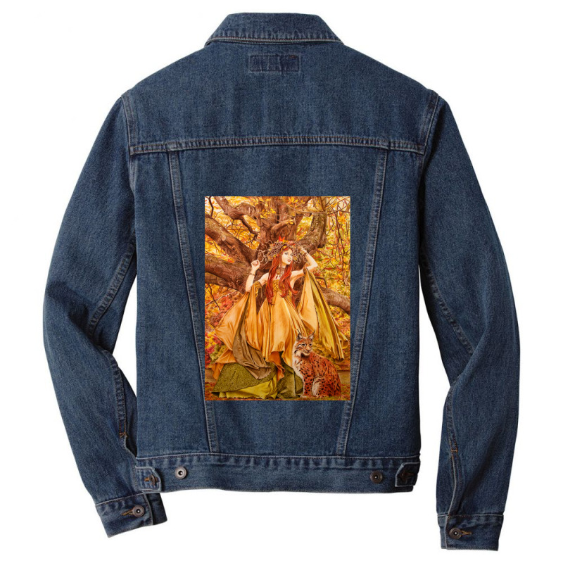 Autumn Fairy Men Denim Jacket | Artistshot