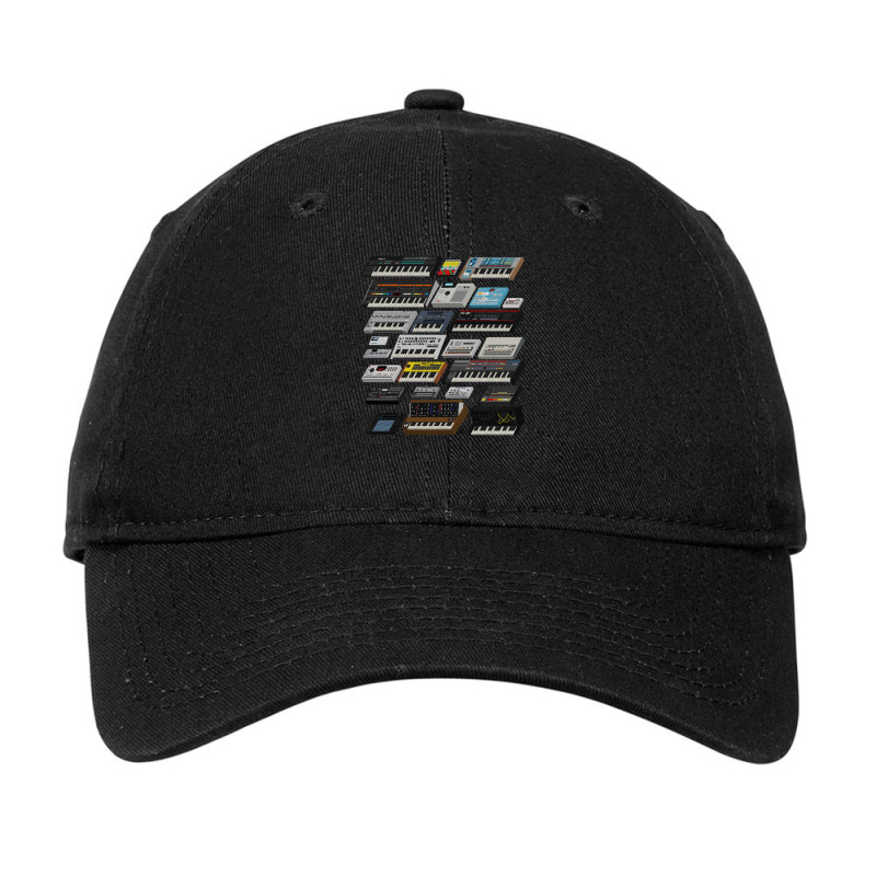 Synthesizer And Drum Machine Fan Collection Adjustable Cap | Artistshot