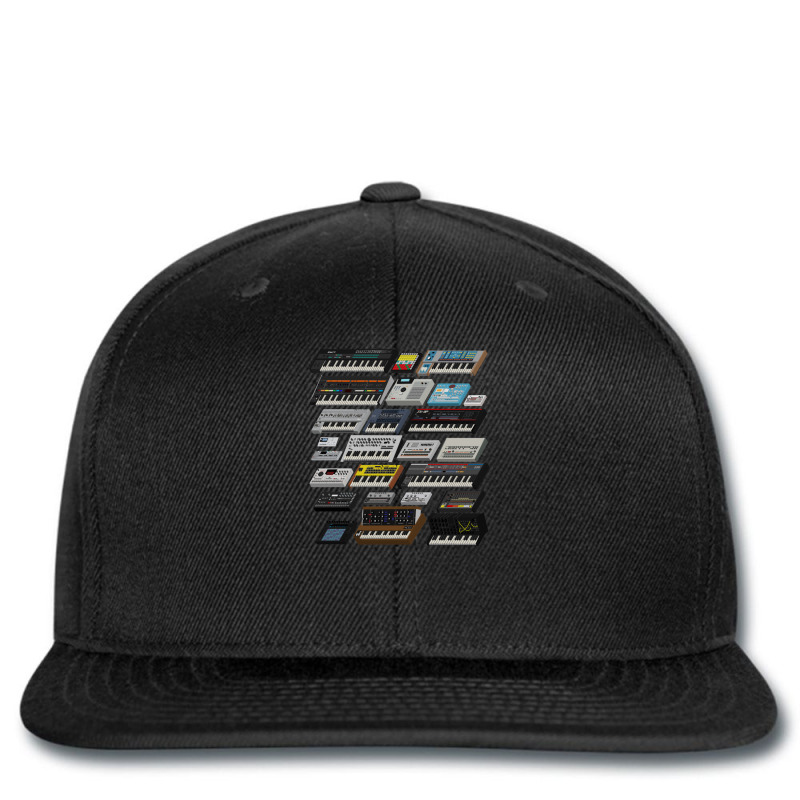 Synthesizer And Drum Machine Fan Collection Printed Hat | Artistshot