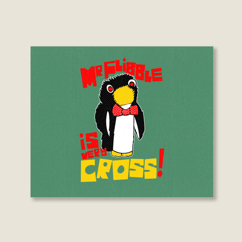 Mr Flibble Is Very Cross Landscape Canvas Print | Artistshot