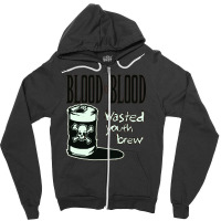 Blood For Blood Wased Youh Boson Zipper Hoodie | Artistshot