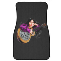 Buffy Sainte Marie - An Illustration By Paul Cemmick Front Car Mat | Artistshot