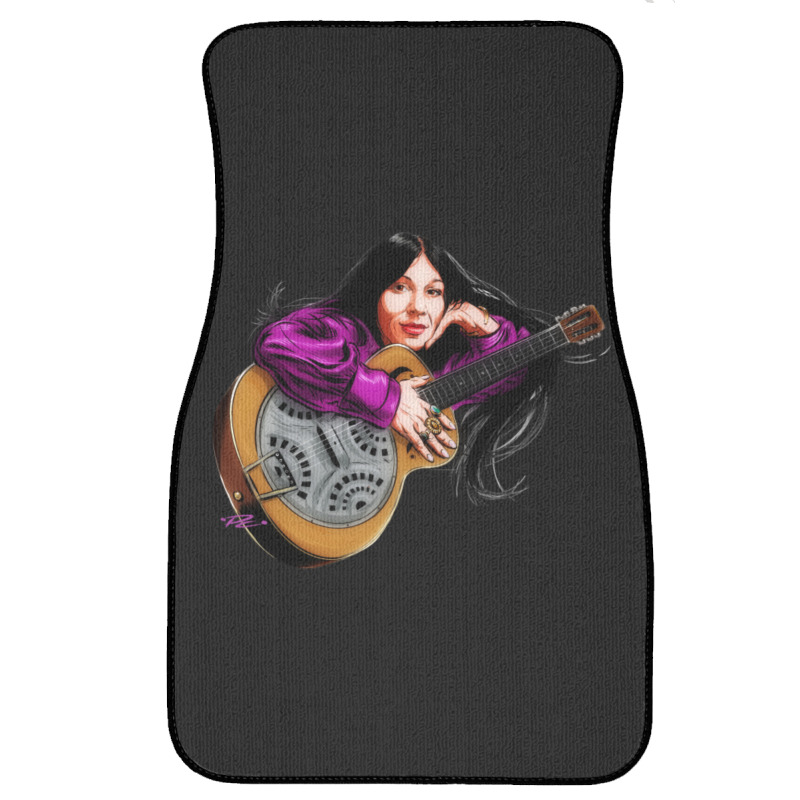 Buffy Sainte Marie - An Illustration By Paul Cemmick Front Car Mat | Artistshot