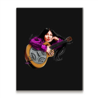 Buffy Sainte Marie - An Illustration By Paul Cemmick Metal Print Vertical | Artistshot