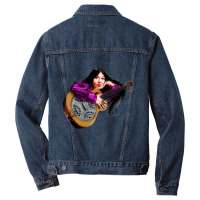 Buffy Sainte Marie - An Illustration By Paul Cemmick Men Denim Jacket | Artistshot