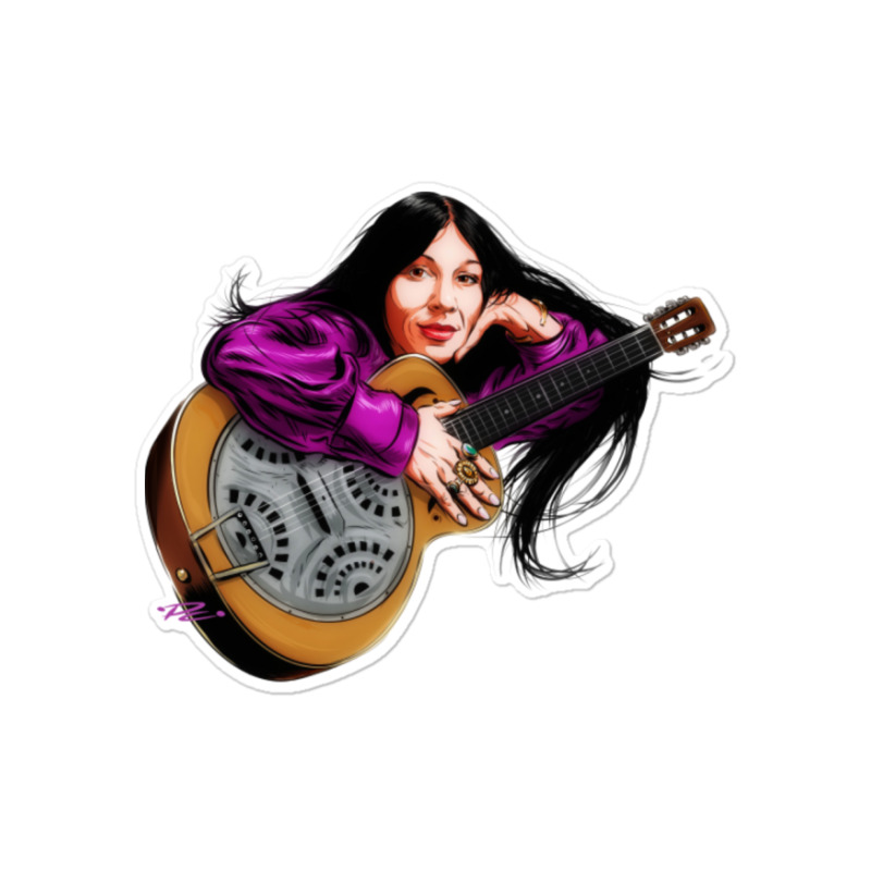 Buffy Sainte Marie - An Illustration By Paul Cemmick Sticker | Artistshot