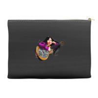 Buffy Sainte Marie - An Illustration By Paul Cemmick Accessory Pouches | Artistshot