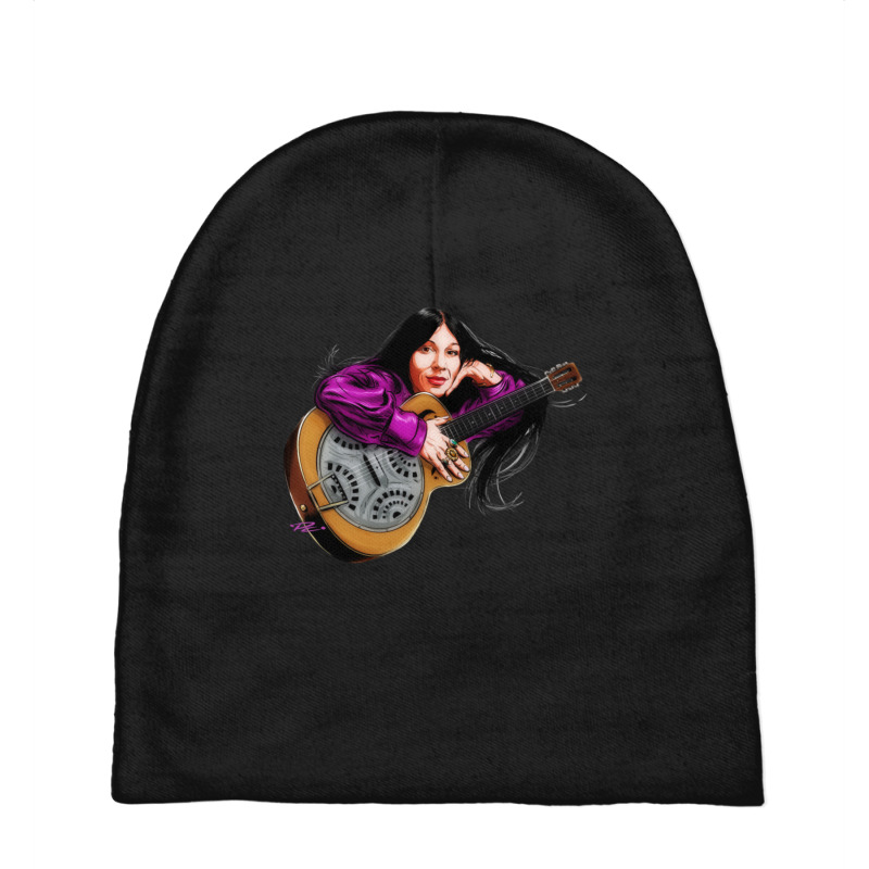 Buffy Sainte Marie - An Illustration By Paul Cemmick Baby Beanies | Artistshot