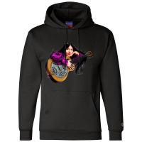 Buffy Sainte Marie - An Illustration By Paul Cemmick Champion Hoodie | Artistshot