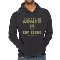 Armor Of God Warrior Bible Verse Ephesians 611 Military Long Sleeve T Vintage Hoodie | Artistshot