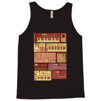 Synthesizers And Electronic Music Instruments Tank Top | Artistshot