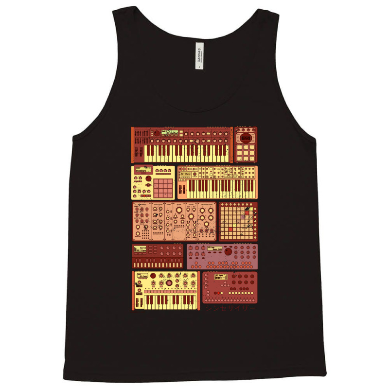 Synthesizers And Electronic Music Instruments Tank Top | Artistshot