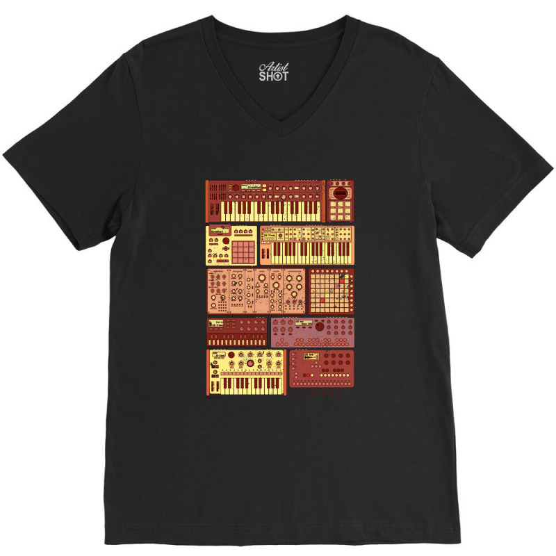 Synthesizers And Electronic Music Instruments V-neck Tee | Artistshot