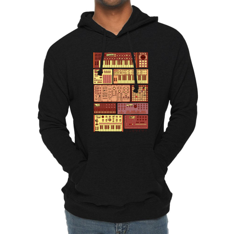 Synthesizers And Electronic Music Instruments Lightweight Hoodie | Artistshot