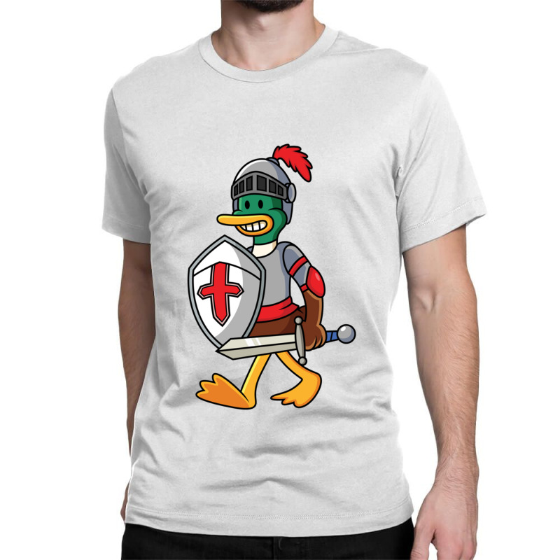 Duck With A Sword Classic T-shirt by cm-arts | Artistshot