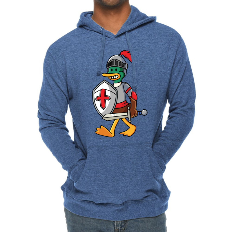 Duck With A Sword Lightweight Hoodie by cm-arts | Artistshot