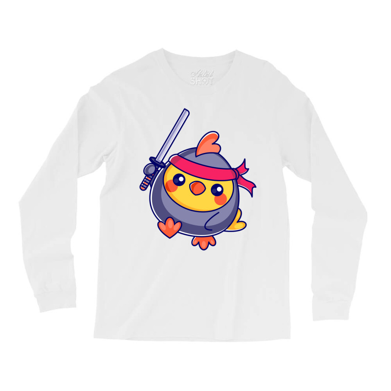 Duck With A Sword           (1) Long Sleeve Shirts by cm-arts | Artistshot