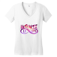 Infinite Lists Galaxy Women's V-neck T-shirt | Artistshot