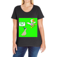 Duck With A Sword Ladies Curvy T-shirt | Artistshot