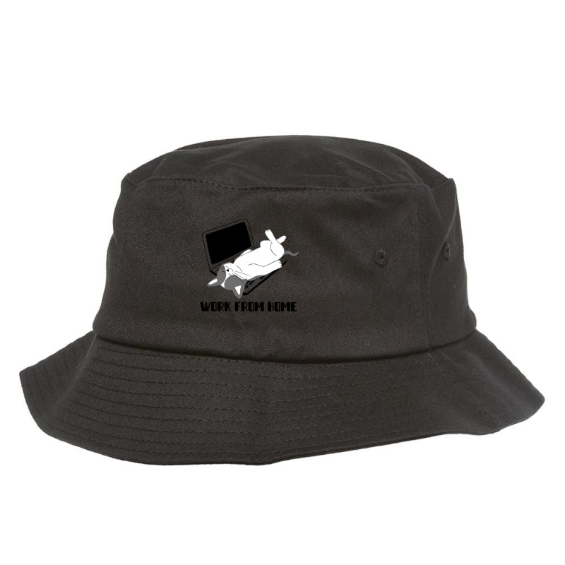 Work From Home Bucket Hat by atereabag | Artistshot