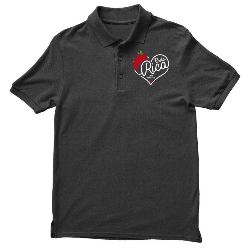 Costa Rica Love Forever Men's Polo Shirt by honeysuckle | Artistshot