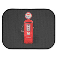 Vintage Gas Pump Station Mobil Rear Car Mat | Artistshot