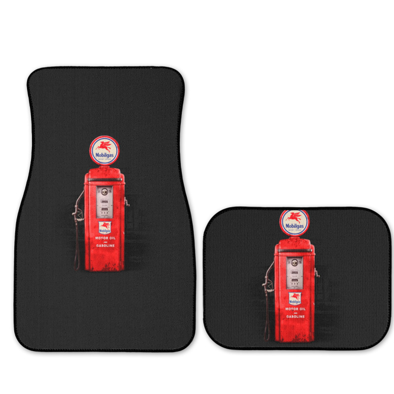 Vintage Gas Pump Station Mobil Full Set Car Mats | Artistshot