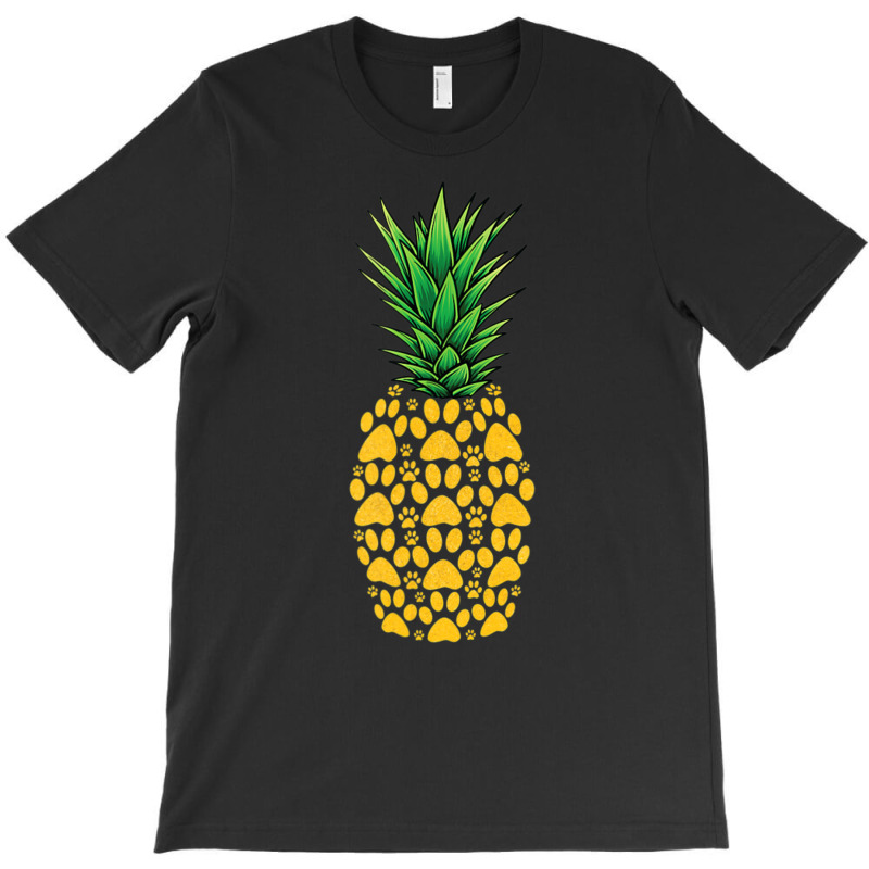 Cute For Dog Lover Pineapple Paw Print T-Shirt by Aiello Mcdade | Artistshot