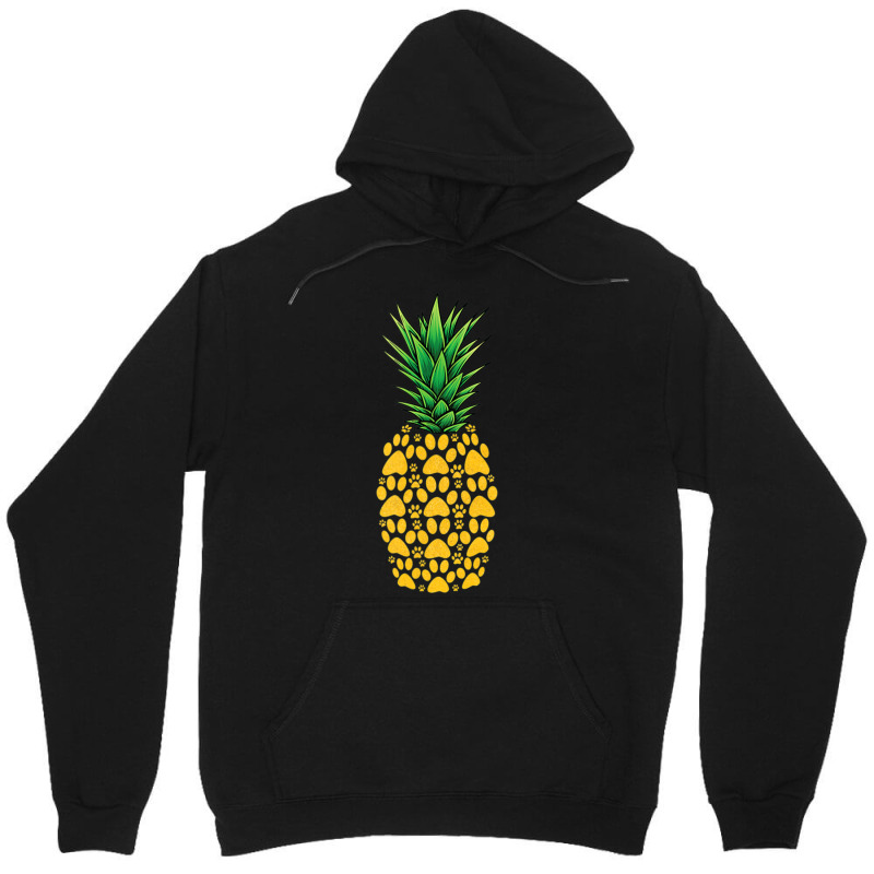 Cute For Dog Lover Pineapple Paw Print Unisex Hoodie by Aiello Mcdade | Artistshot