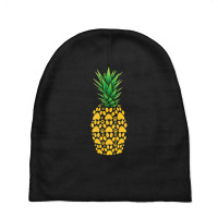 Cute For Dog Lover Pineapple Paw Print Baby Beanies | Artistshot