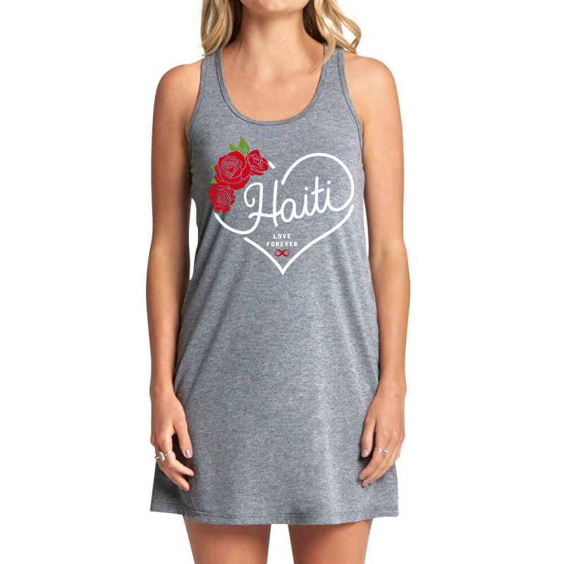 Haiti Love Forever Tank Dress by honeysuckle | Artistshot