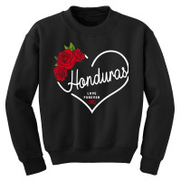 Honduras Love Forever Youth Sweatshirt | Artistshot