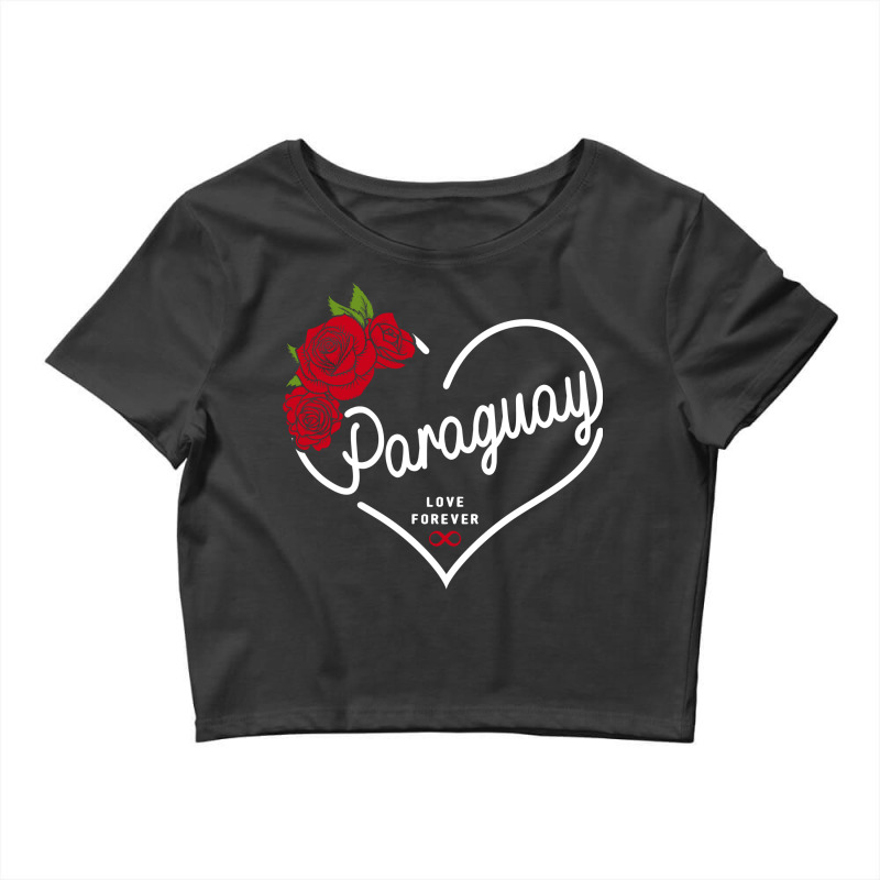 Paraguay Love Forever Crop Top by honeysuckle | Artistshot