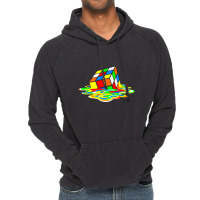 Melting Rubik's Cube Big Bang Theory Vintage Hoodie | Artistshot