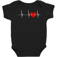 Cardiologist Heart Ekg Heartbeat Pulseline Cardiology Pullover Hoodie Baby Bodysuit | Artistshot