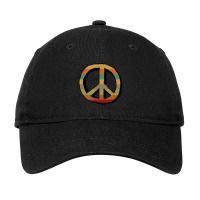 Cute Retro Peace Sign Adjustable Cap | Artistshot