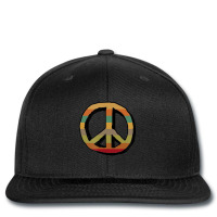 Cute Retro Peace Sign Printed Hat | Artistshot